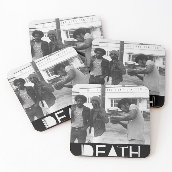 Item preview, Death - proto-punk band from Detroit White Letters Logo designed and sold by DOS Games.