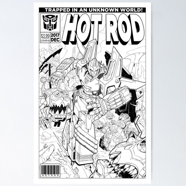 Item preview, Autobot Hot Rod Cover designed and sold by BryanSevilla.