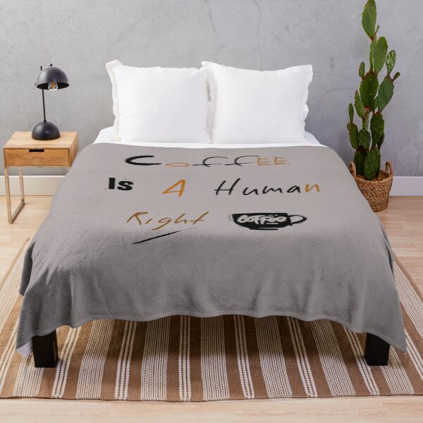 Item preview,  Coffee Is A Human Right Pillows & Totes, 2022 designed and sold by MORADRIF.