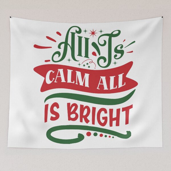 Item preview, All is calm all is bright-01 designed and sold by Best-Designers.