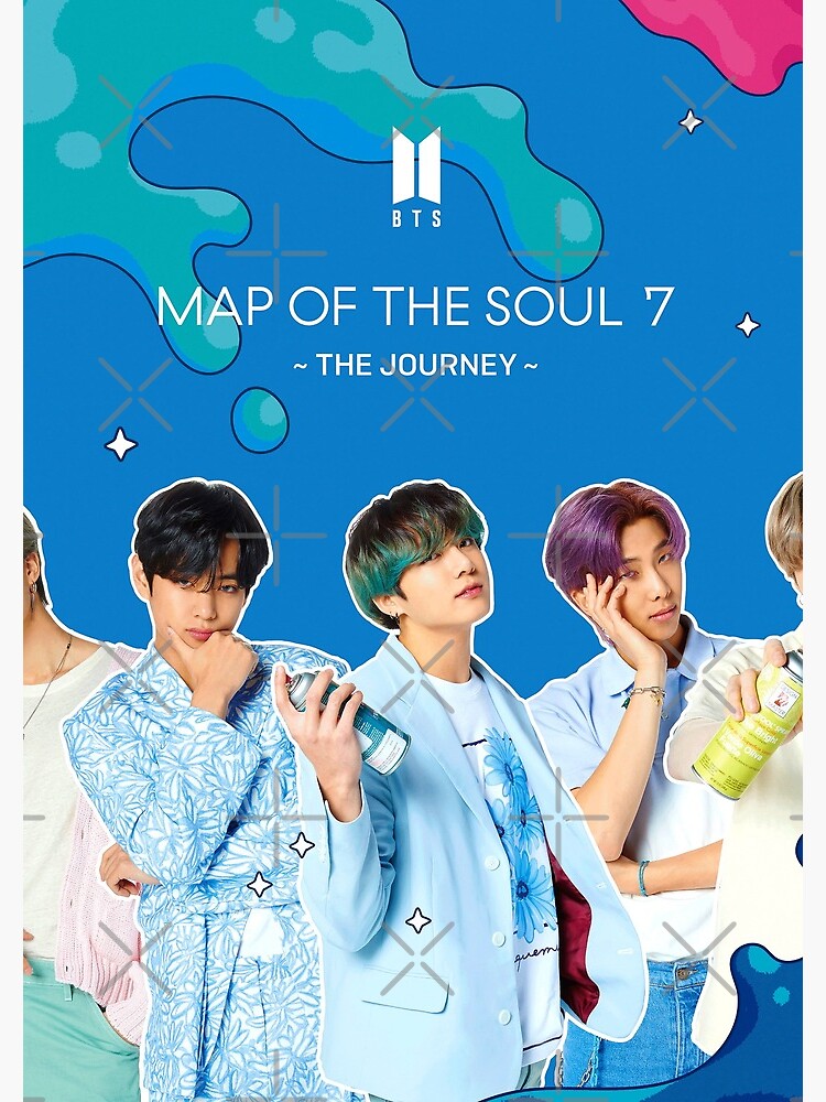 BTS Map Of The Soul 7 - The Journey (Version 2), Album Cover | Spiral  Notebook