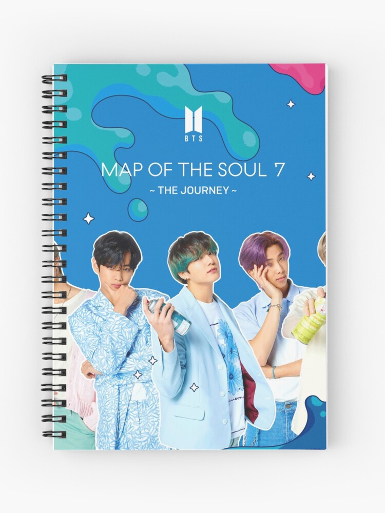 BTS Map Of The Soul 7 - The Journey (Version 2), Album Cover | Spiral  Notebook