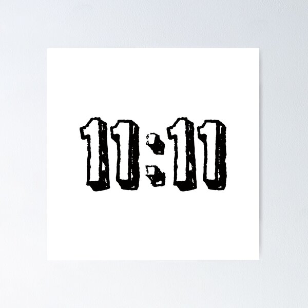 11:11 - 11 11 - 1111 - Angel Numbers | Poster