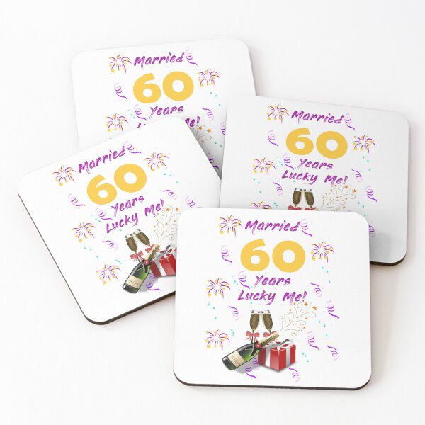 Item preview, Married 60 years lucky me! designed and sold by Skipperatthebay.