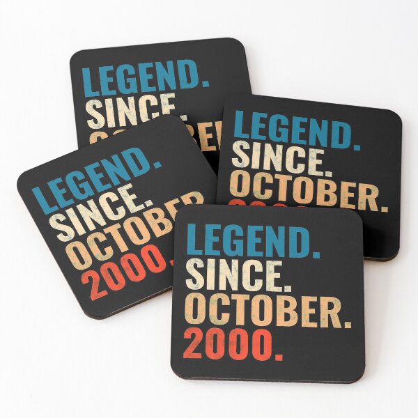 Item preview, Legend Since October 2000 Retro Vintage designed and sold by Teelogic.