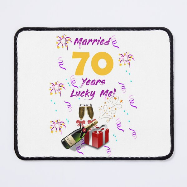 Item preview, Married 70 years lucky me! designed and sold by Skipperatthebay.