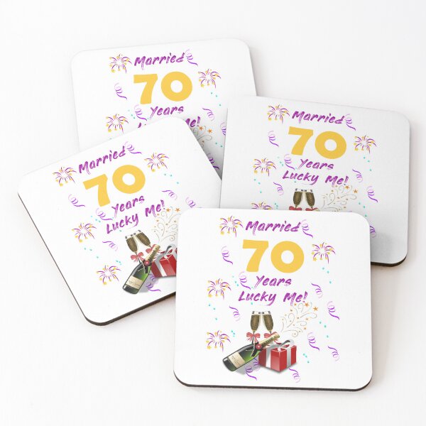 Item preview, Married 70 years lucky me! designed and sold by Skipperatthebay.