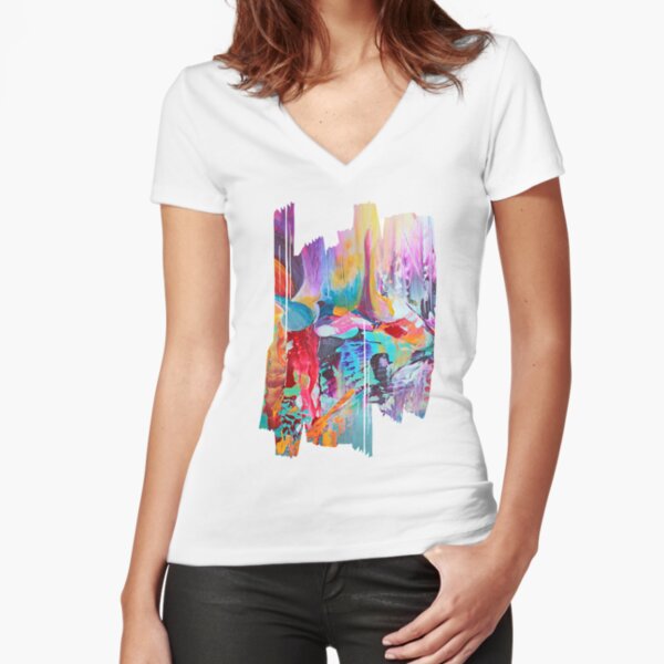 L'ile de Platon T-shirt moulant col V