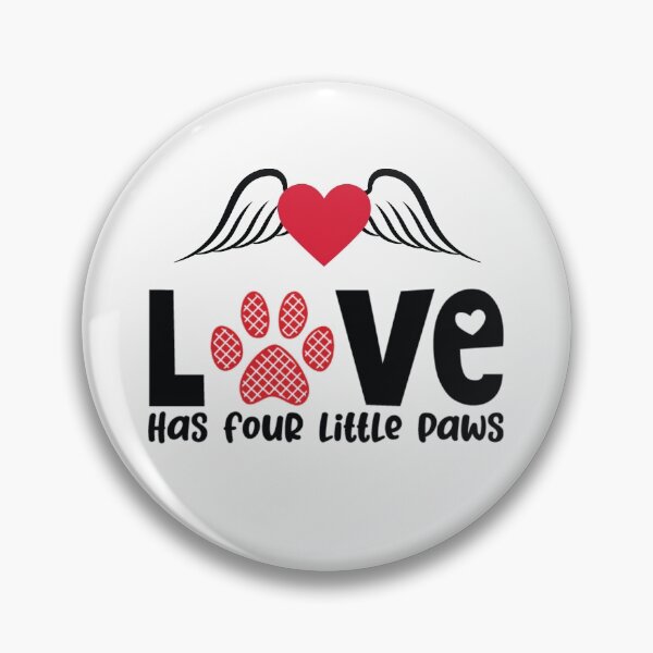 Item preview, Love Has Four Little Paws Happy Valentines Day 2022 designed and sold by BhavyaBathla.