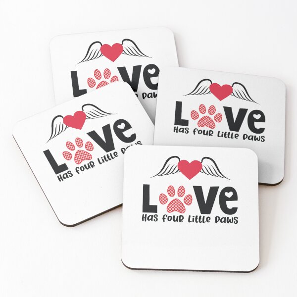 Item preview, Love Has Four Little Paws Happy Valentines Day 2022 designed and sold by BhavyaBathla.