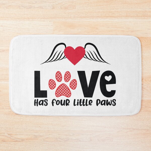 Item preview, Love Has Four Little Paws Happy Valentines Day 2022 designed and sold by BhavyaBathla.