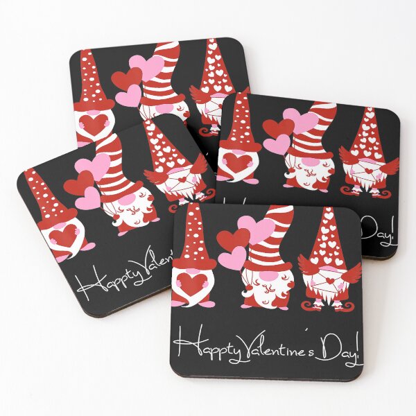 Item preview, Three Gnomes Holding Hearts Love Funny Valentine's Day designed and sold by AaronWeedo.