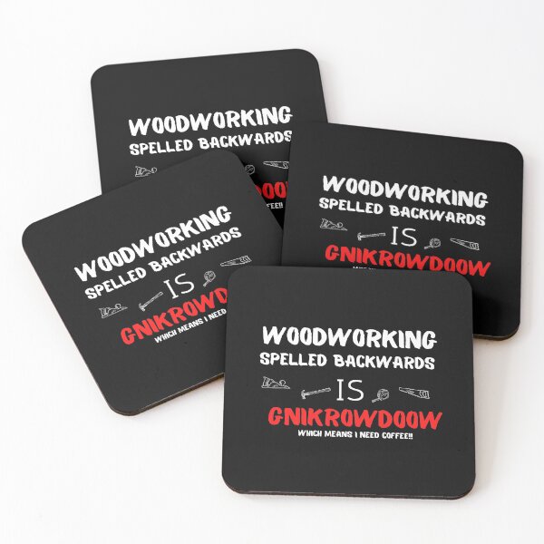 Item preview, Woodworking Spelled Backwards - Woodworking Carpentry Design - Fun Woodworking Gifts  designed and sold by WoodWorkingInc.
