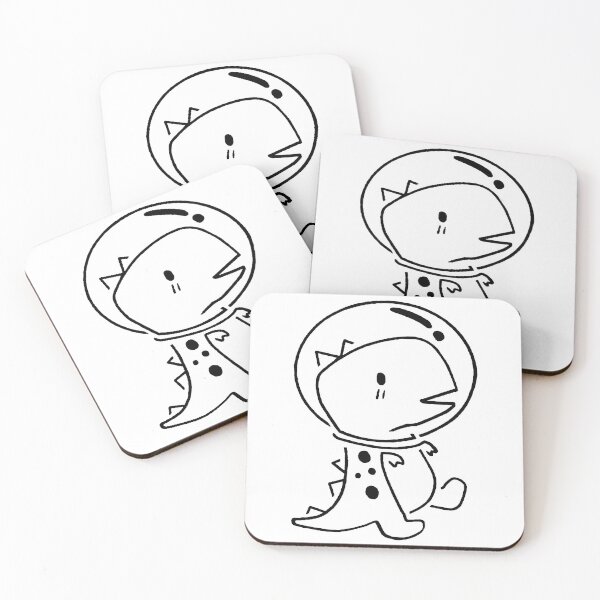 Item preview, Dino in spacesuit designed and sold by FedyaProduct.
