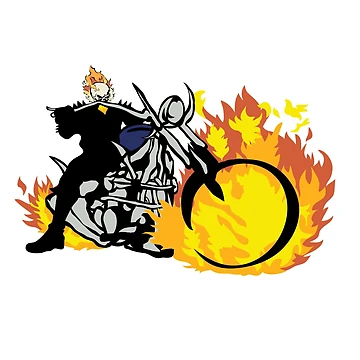 Artwork thumbnail, Ghost Rider Rides Again by CreativeFlame