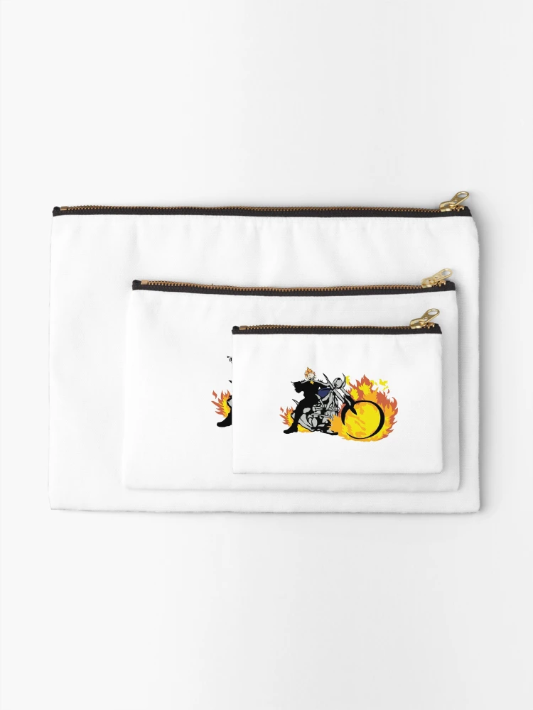 Thumbnail 2 of 4, Zipper Pouch, Ghost Rider Rides Again designed and sold by CreativeFlame.