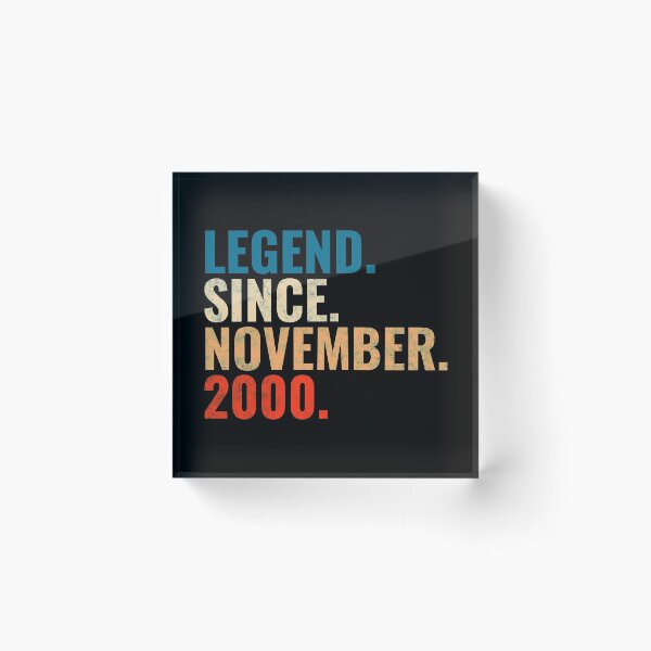 Item preview, Legend Since November 2000 Retro Vintage designed and sold by Teelogic.