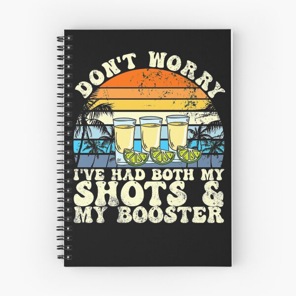 Item preview, I've Had Both My Shots & My Booster Retro Sunset Tequila Gear designed and sold by DynamicDesign.