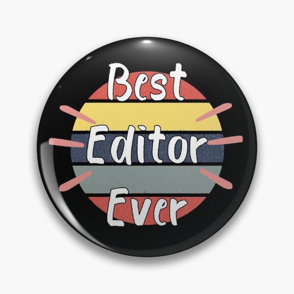 Item preview, Funny Best Editor Ever Design for Filmmakers Editors and Videomakers designed and sold by OMCreative.