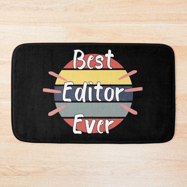 Item preview, Funny Best Editor Ever Design for Filmmakers Editors and Videomakers designed and sold by OMCreative.