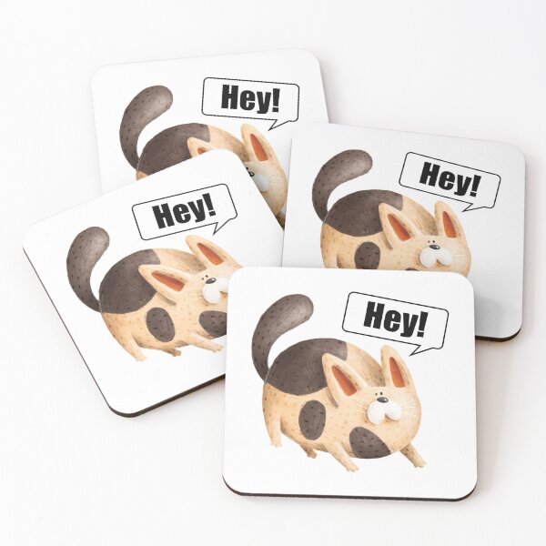 Item preview, Cat Says Hey! Cat Sayes Hey! designed and sold by RoguePixel.