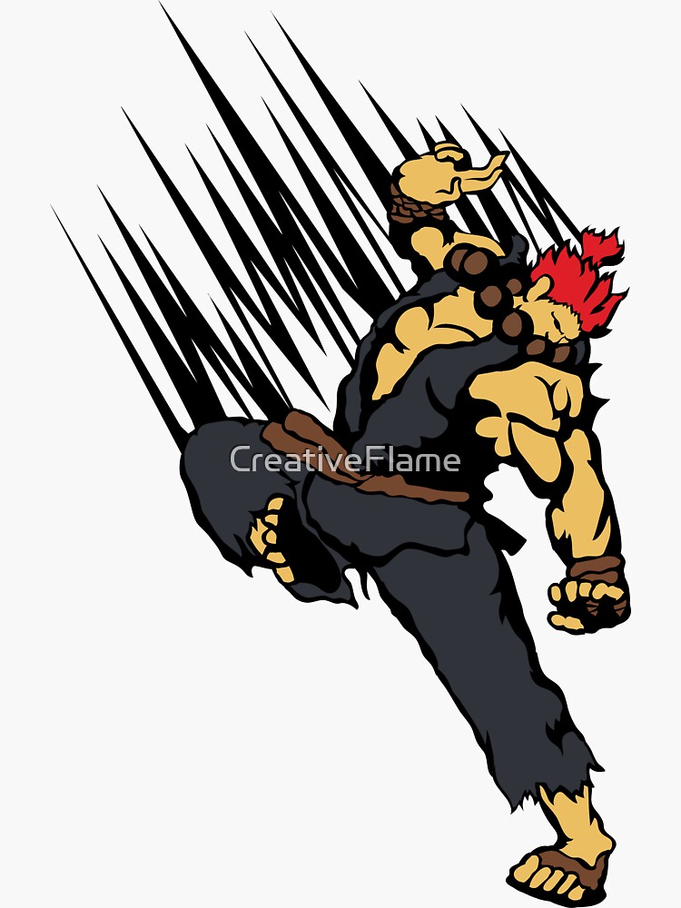 Akuma / Gouki - 3rd Strike Sticker for Sale by PitadorBoy