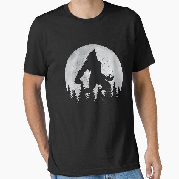 Aperçu de l'œuvre Lune du loup-garou Pleine lune Loup-garou hurlant Équipement du loup-garou créée et vendue par DynamicDesign.