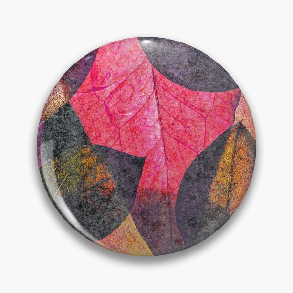 Artikelvorschau, Colourful Abstract Leaf Collage with Texture entworfen und verkauft von Tony North.