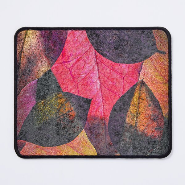 Artikelvorschau, Colourful Abstract Leaf Collage with Texture entworfen und verkauft von Tony North.