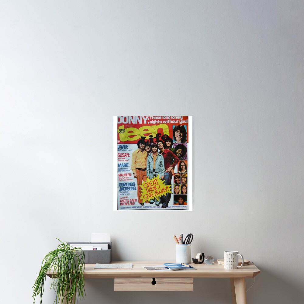 Donny Osmond And The Osmonds Poster For Sale By Dudeartgallery2