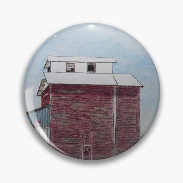 Item preview, Old-fashioned wooden grain elevator designed and sold by lisavonbiela.