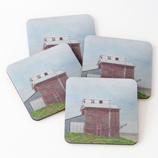 Item preview, Old-fashioned wooden grain elevator designed and sold by lisavonbiela.