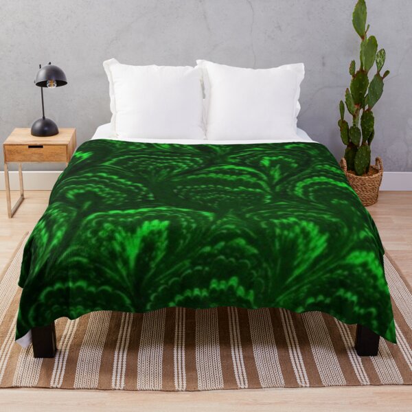 Aperçu de l'œuvre Retro Swirls Vert émeraude créée et vendue par SaraValor.