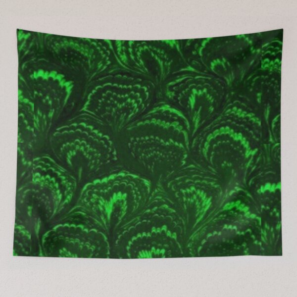 Item preview, Retro Swirls Emerald Green designed and sold by SaraValor.