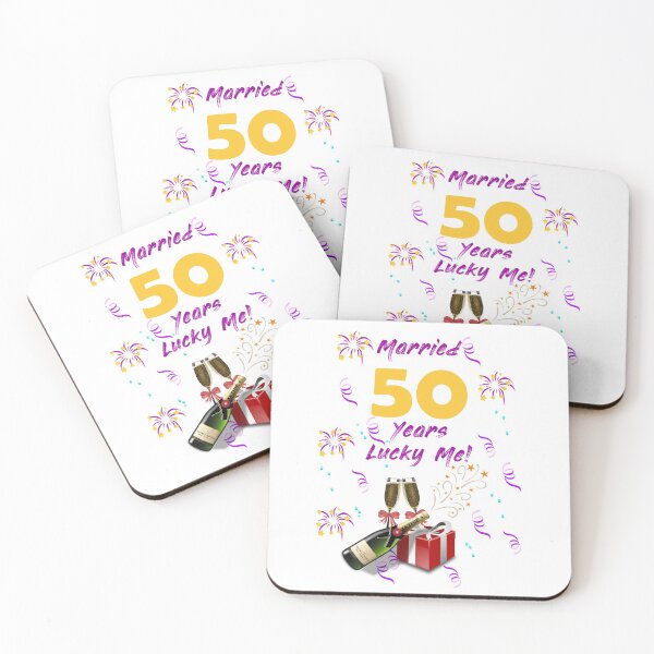 Item preview, Married 50 years lucky me! designed and sold by Skipperatthebay.