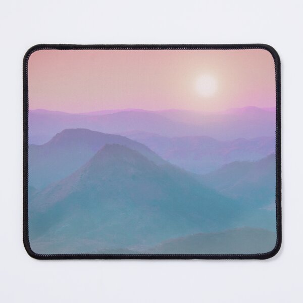 Item preview, Misty Blue Mountains with Pink Sky - Nature Around Us designed and sold by JulieSouster.