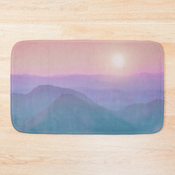Item preview, Misty Blue Mountains with Pink Sky - Nature Around Us designed and sold by JulieSouster.