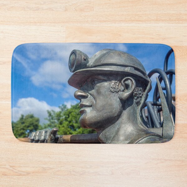 Item preview, Statue of a Welsh coal miner up close in Cardiff Bay  designed and sold by Cameranick.