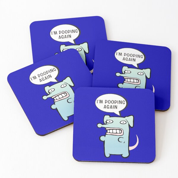 Item preview, I'm Pooping Again Dog Stickers and Gifts designed and sold by Willyboy16.