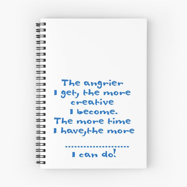 Item preview, The Angrier I get - blue designed and sold by TradingMom.