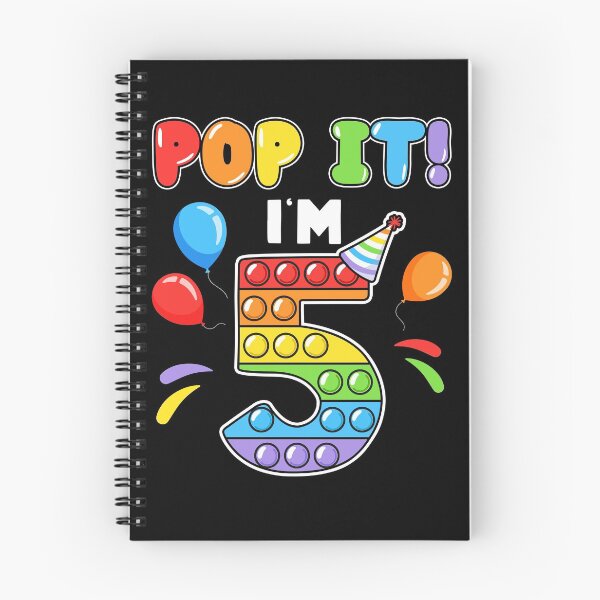Item preview, Pop It Fidget I'm 5 Colorful Fifth Birthday Gifts For School Age Kids designed and sold by Master Jay.