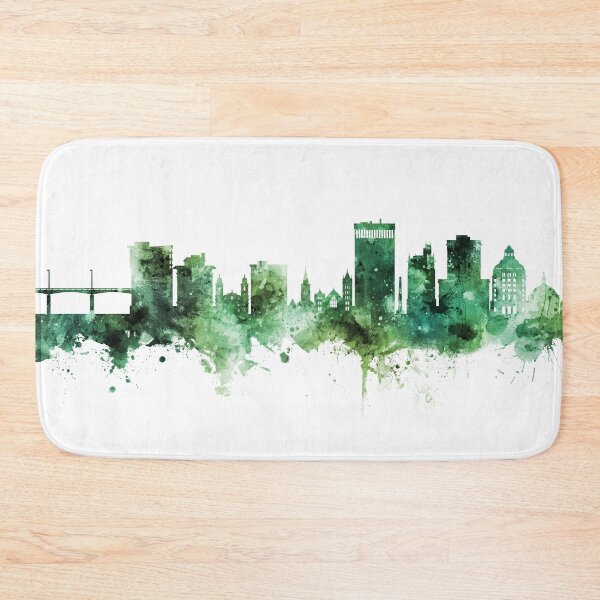Item preview, Asheville North Carolina Skyline designed and sold by ArtPrints.