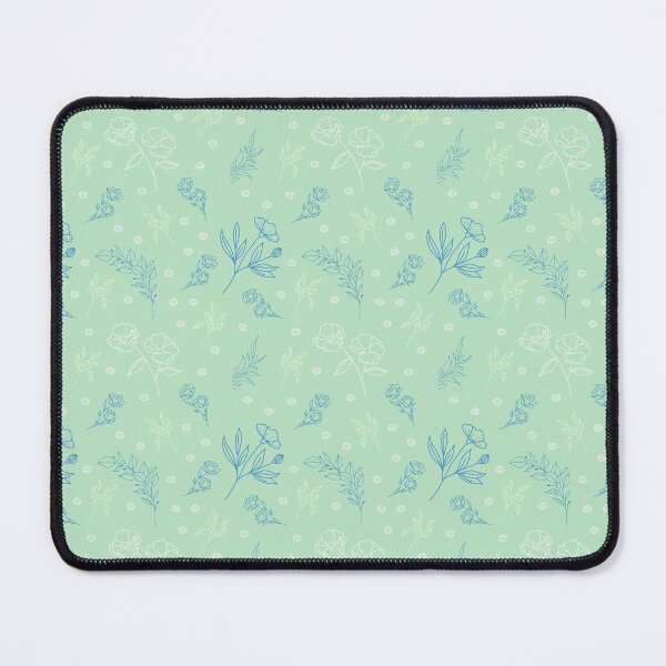 Item preview, Light Green Summer Flower Garden Pattern designed and sold by Missing In Art.