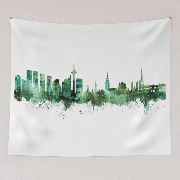 Item preview, Tallinn Estonia Skyline designed and sold by ArtPrints.