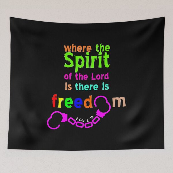 Item preview, Where the Spirit of the Lord is, there is freedom designed and sold by Warih.