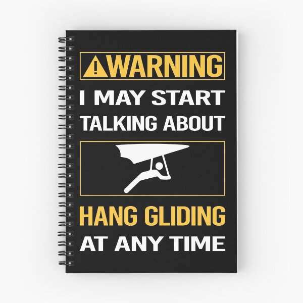Item preview, Funny Warning Hang Gliding Glider designed and sold by ArydeaNoriega.