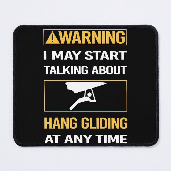 Item preview, Funny Warning Hang Gliding Glider designed and sold by ArydeaNoriega.