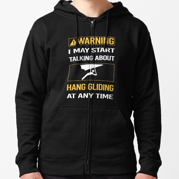 Item preview, Funny Warning Hang Gliding Glider designed and sold by ArydeaNoriega.