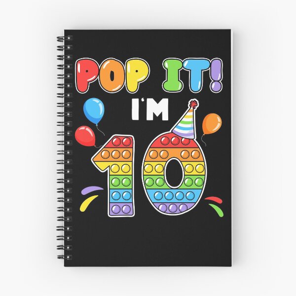 Item preview, Pop It Fidget I'm 10 Colorful Tenth Birthday Gifts For School Age Kids designed and sold by Master Jay.