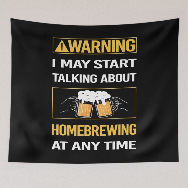 Item preview, Funny Warning Homebrewing Homebrew Homebrewer Beer Home Brew Brewing Brewer designed and sold by ArydeaNoriega.